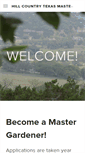 Mobile Screenshot of hillcountrymastergardeners.org